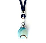 Colgante Piedras Energéticas Naturales Hombre Mujer - Zamak bañado en Plata - Collar Piedra...