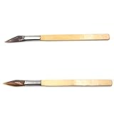 feedal 2 Uds Agata Pulido Burnisher Agata Cuchillo Oro Plata Joyería Arcilla Artesanía...