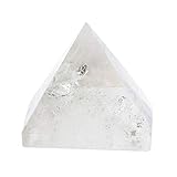 TOPINCN - Pirámide De Cuarzo con Cristal Blanco Natural para Curación De Energía De Chakras...