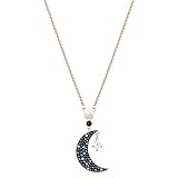 Swarovski Collar Swarovski Symbolic para Mujer, con Colgante en Forma de Luna, Cristales de Pavé,...