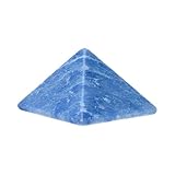ROCKING GIFTS Piramide de Cuarzo Azul 2.5x2.5 cm – Energía Positiva y Equilibrio – y...