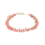 Pulseras de Piedras Naturales en Chips con Cierre | Talla Ajustable | Piedras 100% de Minerales...