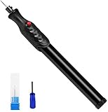 Grabado Pluma, Grabador Eléctrico Pluma, Mini Grabador Tallado Herramienta con Punta de Diamante de...