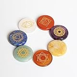 YdseozOA 7PCS Cristales curativos Naturales Piedras de Chakra Reiki Piedras Preciosas curativas...