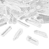 OLYCRAFT 35 Piezas Cristal Claro Puntos de Cuarzo Cristales de Cuarzo Naturales Puntas de Cristal de...