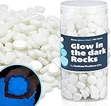 Graham Products 450 Piezas Que Brillan en Las Rocas oscuras | Uso Interior y Exterior | para niños...