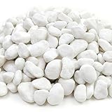 Piedra Canto rodado 10-20 mm Blanco Puro 5-10-20 Kg para decoracion exterior e interior, jardines,...