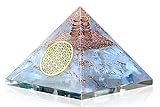 Desconocido Orgonita pirámide Cuarzo Blanco geometría Sagrada Flor de la Vida