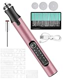 Grabado Pluma, Kit de Herramientas de Grabado Eléctrico Recargable por USB con Accesorios, Micro...