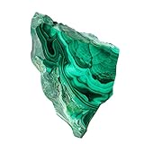 Cristal de malaquita – Rodajas de cristal de piedra de malaquita natural | Meditación y...