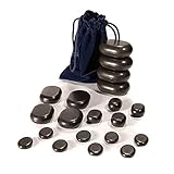 Masaje con piedras calientes Set de TAOline, 20 de piedras para principiantes o en Casa