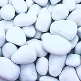 Piedras blancas decorativas jardin, Canto rodado 2-4 cm, Piedras decorativas, Piedras jardin...