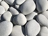 Boladeta - Piedras Decorativas Blancas Grandes 20KG para Jardin - Sacos de Grava para Decoración...