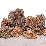 Pro Piedra Acuario Decoración Dragón Piedra marrón Natural de Piedras de 2 – 3 KG Rocas nº...