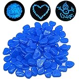 300 Piezas Rocas Que Brillan en la Oscuridad, Piedras Guijarros Luminosos, Jardín, Piedras...