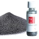 100 g Polvo de hierro [Paquete resellable incluido] - polvo de hierro para las ciencias y la...