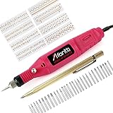 Pluma Grabadora Eléctrico con Cable Herramienta de Grabado Bricolaje Set para Metal Vidrio...