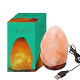 Lámpara de sal del Himalaya USB Rosa multicolor - Magic Salt® Lighting for Your Soul