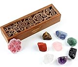 vuUUuv Traje de Chakra Stone Cristales curativos de Reiki de Piedra cruda en Bruto Natural para...