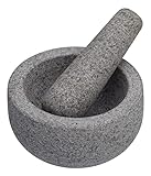 masterclass Granite Pestle and Mortar, 12 x 9 cm (4.5' x 3.5') - Grey