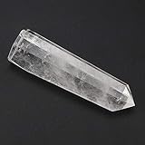 Akozon Cuarzo Blanco, Varitas de Cristal Curativo - Claro de Reiki para Cristales Curativos Cuarzo...
