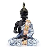 VOANZO Estatua de Buda tailandesa para meditar la paz armonía decoración del hogar