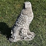 Estatua de pájaro de águila de piedra caliza | Decoración de adorno de jardín