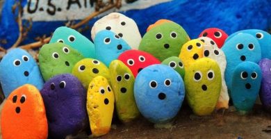 Ideas para piedras pintadas con acrilicos