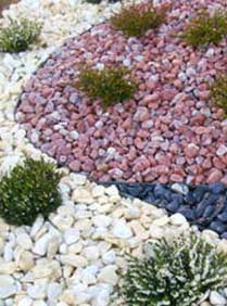 Piedras de colores para Jardines